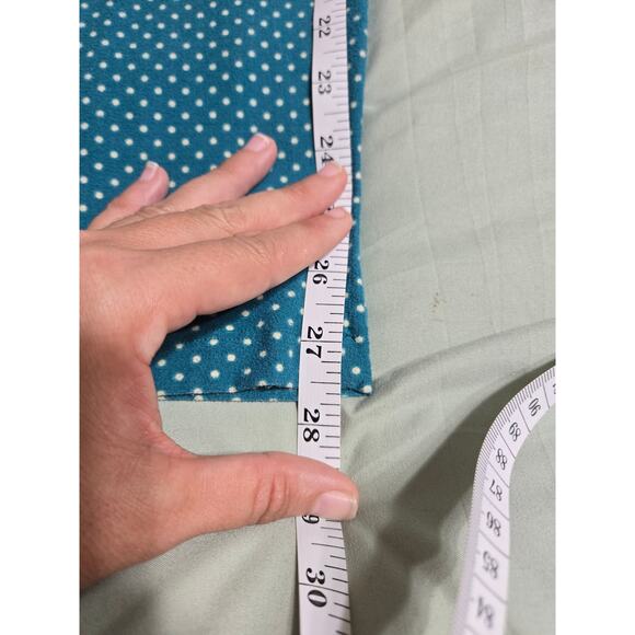 Lularoe tall and curvy women's teal and polka dot leggings - Picture 9 of 9